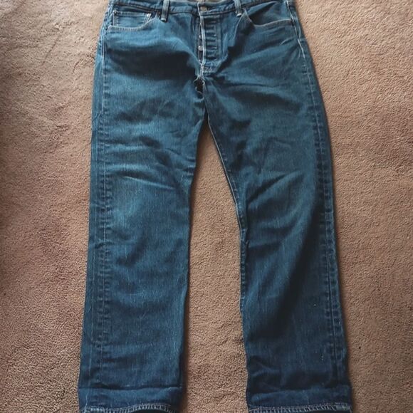 Levi's 501 Button Fly Men's Jeans - Picture 2 of 7